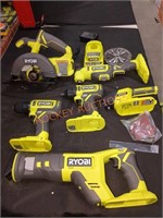 RYOBI 18V 6 tool combo kit