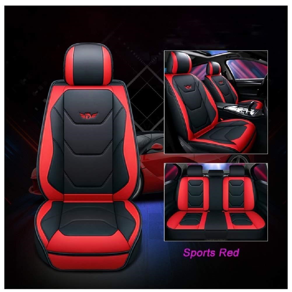 JOJOHON Luxury PU Leather Auto Car Seat Covers 5