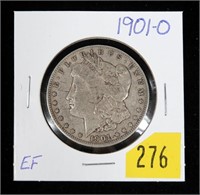 1901-O Morgan dollar, EF