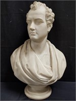 Marble bust of Lord Byron ((1788-1824)