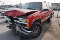 1997 Red Chevy Tahoe