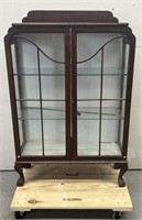 Display Cabinet Vitrine Glass & Wood