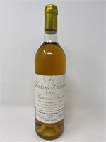 1986 Chateau Climens Sauternes White Wine.