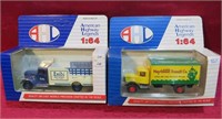 AHC Lot 3 Die Cast 1/64 Delivery Trucks Exide+ MIB
