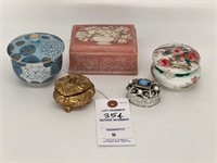 Lidded Trinket Boxes