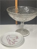 Classy Compote and French Made Plate