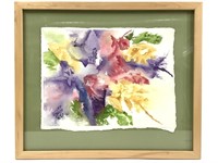 Gracie Rose McCay Framed Watercolor, Bouquet