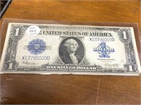 1923 SERIES BLUE SEAL ONE DOLLAR BILL