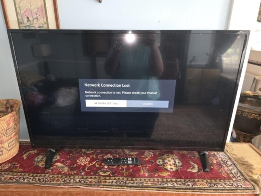 Insignia Flat Screen 38 in TV with Remote