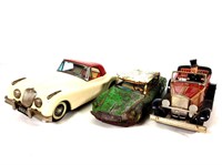 (3) Bandai Tin Cars