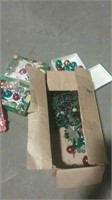 Box Lot Of Christmas Decorations East Germany