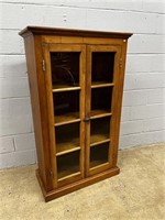 Vtg. Softwood Wall Cabinet