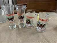 Budweiser Clydesdales Glasses