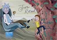 Rick n Morty Photo Autograph