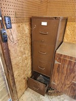 Tall Brown Filing Cabinet