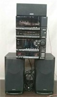 OnKyo Stereo System, Powers On
