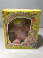 NIB 1983 Thumbelina doll. 14in. Machine washable