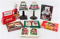 Lot Coca-Cola Coke Collectibles Cards Lights More!