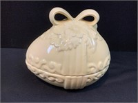 Ceramic Bisque Easter Egg Candy Dish