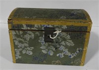 Small covered dresser box in paint (6”)