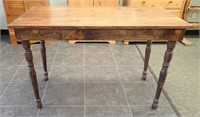 WOODEN DINING TABLE, 48" X 27"