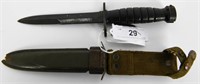 U.S. M4 Imperial marked Bayonet & US M8 Scabbard