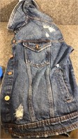 large denim jacket