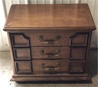 (AO) 
Restano Wooden Nightstand With Drawers