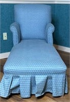 VTG Blue Arm Chair Chase Lounge