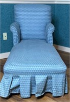 VTG Blue Arm Chair Chase Lounge