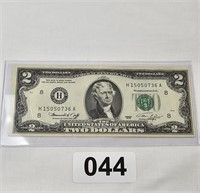 1976 $2 Federal Reserve Note - Uncirculated