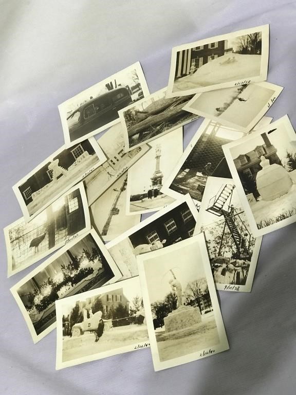 Lot of 1930s black and white photos