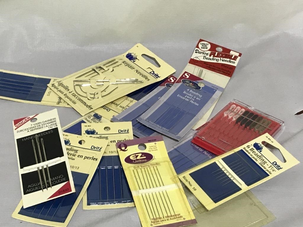 Lot of Dritz Repair Needles Canvas Carpet Leather