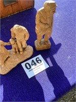 Carved figurines