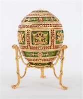 Faberge Style Imperial Napoleonic Egg Replica