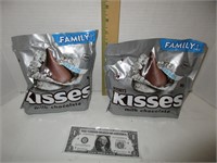 2 Family Bags Hershey's Kiss