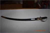 Sword w/Sheath Made in India 33"