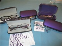 5 Pair - NEW Jimmy Crystal NY Eyeglasses Frames