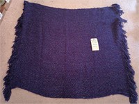 45" x 50" Hand Crocheted "Purple" Throw.