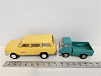 Vintage Tonka & Marx Pressed Steel Toy Vehicles