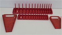 (2) Socket Storage Trays & (2) Wrench Racks