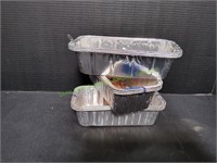 (3) Aluminum Foil Loaf Pans, 3ct