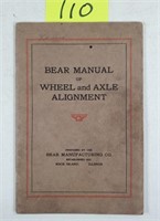 Bear Manual of Wheel & Axle Alignment
