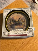 Thomas Kincade Christmas Carol Clock
