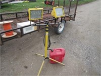 Work Light Stand & Gas Can
