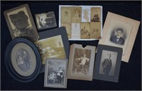 9 pcs. Antique Victorian Photographs