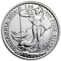 2014 Great Britain 1 Oz Silver Britannia Bu