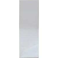 60"x20" Brushed Nickel Modern Leaner Decorative