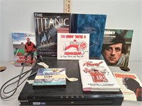 Nebraska, Titanic, Rocky, books and 5 DVD