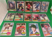 14x 1980-81 O-Pee-Chee Cards W/ RC's Goulet Vaive